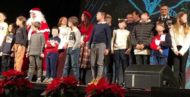 Ferrara: I Carabinieri festeggiano il Natale <br> con i bambini